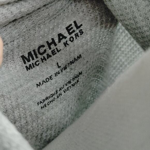 MICHAEL Michael Kors Top Long Sleeve Cowl Neck Large NWT - Picture 5 of 6